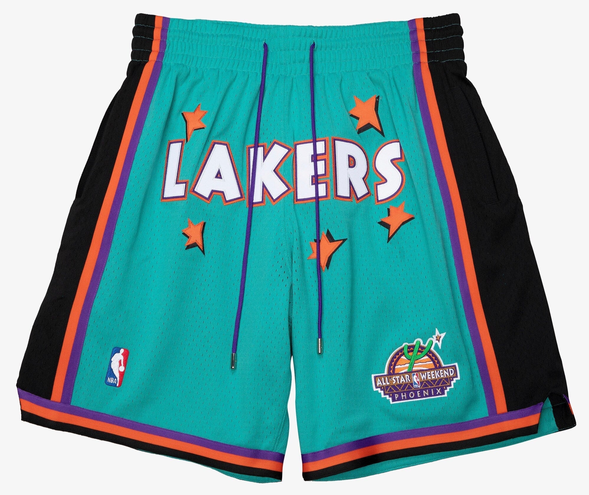 mitchell&ness × just don Lakers shorts Just Don Mitchell & Ness Los Angeles Lakers Shorts – Justin Reed