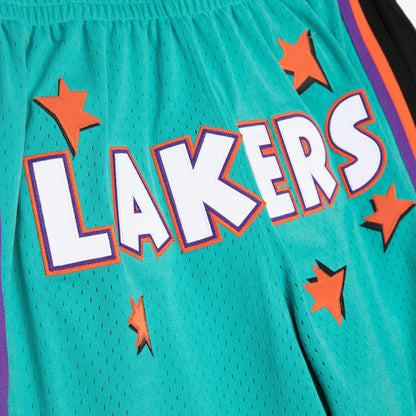 Mitchell & Ness Men's NBA Just Don Rookie Shorts Lakers 1995