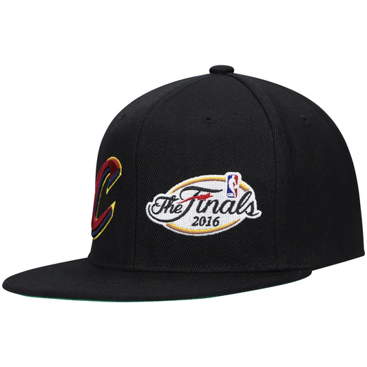 Men's Mitchell & Ness NBA Dual Whammy Snapback Cavaliers - Black