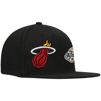 Mitchell & Ness Men's NBA Dual Whammy Snapback Heat Snapback Caps