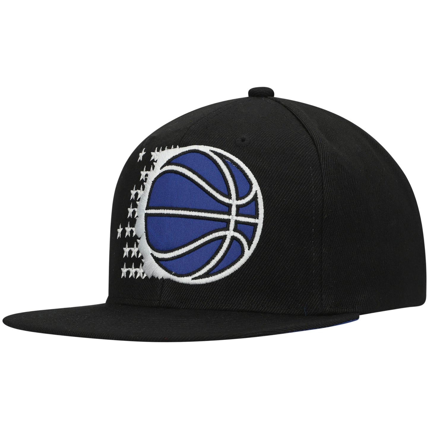 Men's Mitchell & Ness NBA Satin Under Snapback Hwc Magic