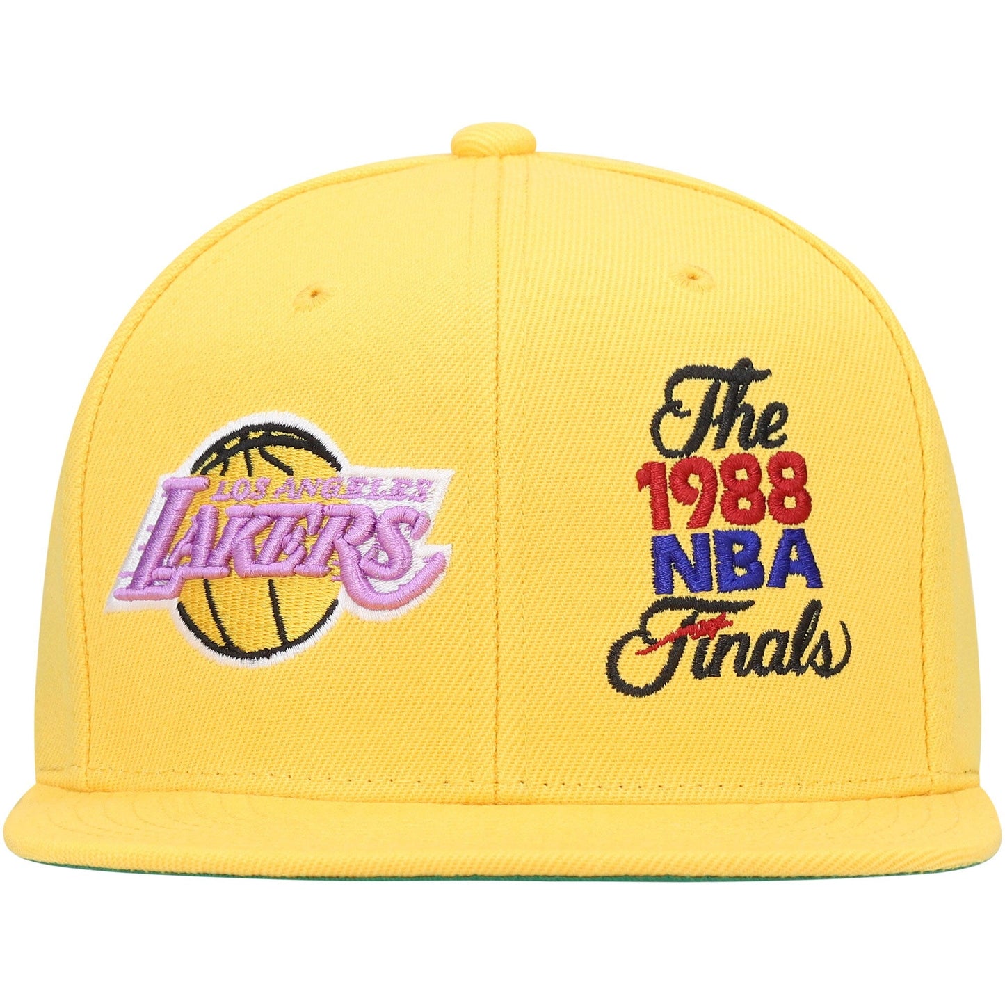Men's Mitchell & Ness NBA Dual Whammy Snapback Hwc Lakers - Gold