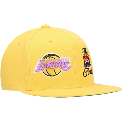 Mitchell & Ness Men's NBA Dual Whammy Snapback Hwc Lakers Snapback Caps