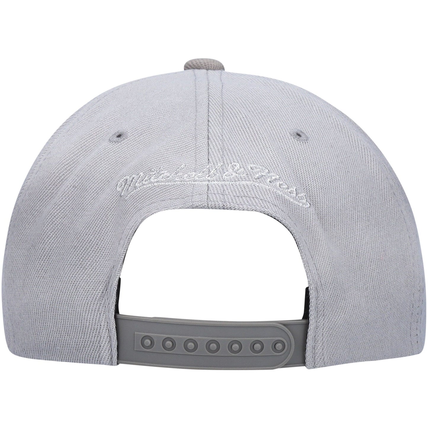 Mitchell & Ness Men's NBA Metallic Gray Snapback Lakers Grey