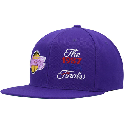 Mitchell & Ness Men's NBA Dual Whammy Snapback Hwc Lakers Snapback Caps