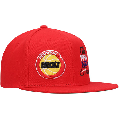 Mitchell & Ness Men's NBA Dual Whammy Snapback Hwc Rockets