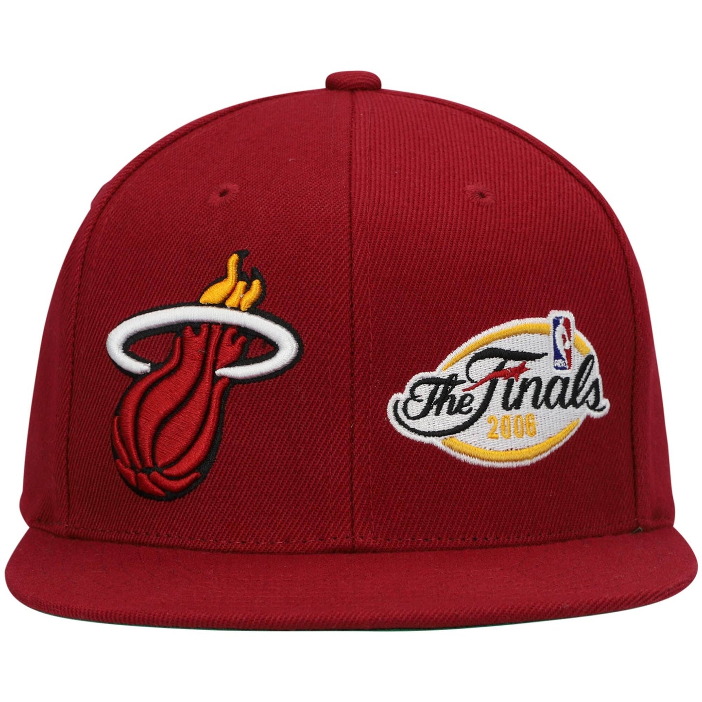 Mitchell & Ness Men's NBA Dual Whammy Snapback Heat Snapback Caps