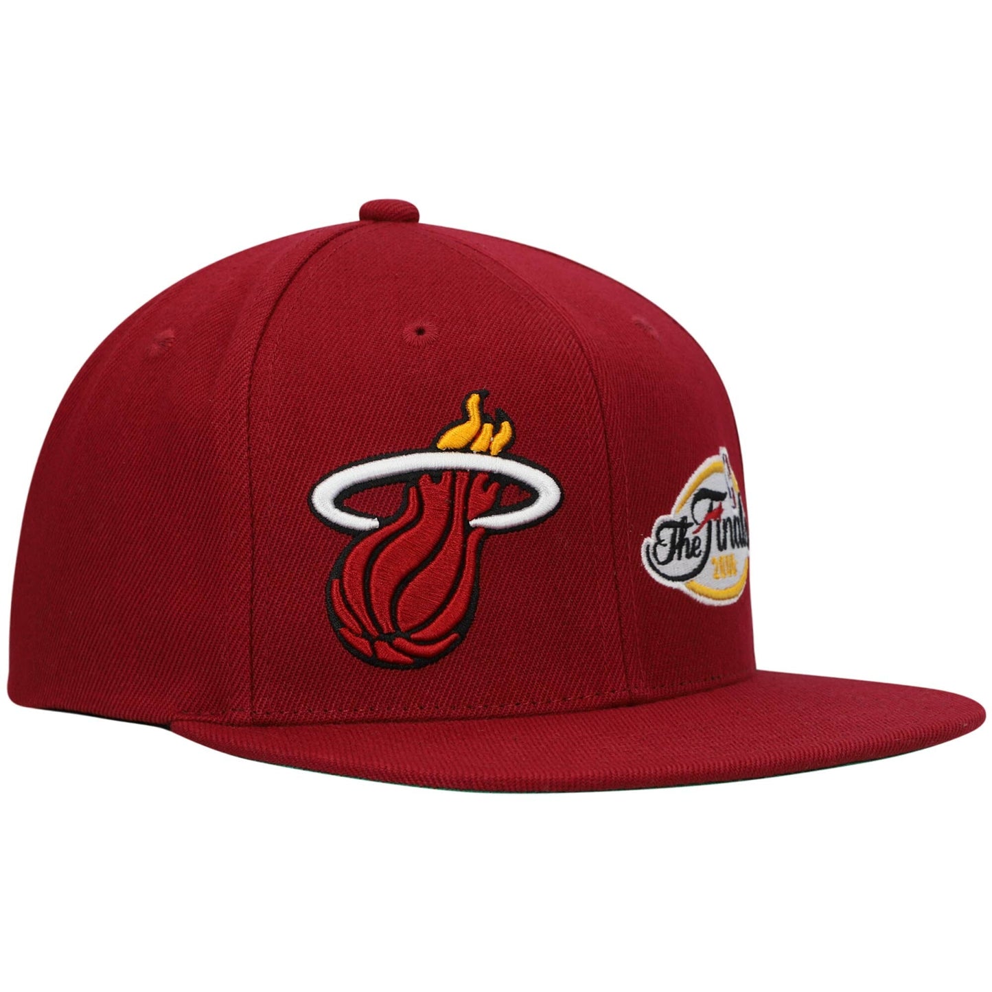 Mitchell & Ness Men's NBA Dual Whammy Snapback Heat Snapback Caps