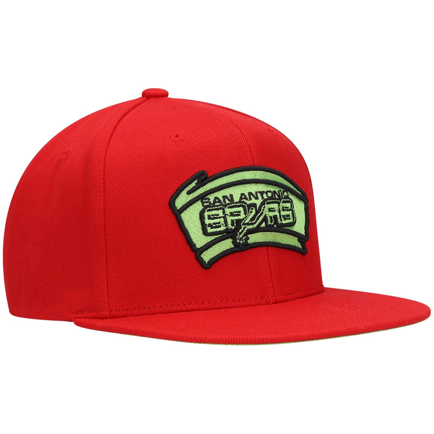 Men's Mitchell & Ness NBA Reverse Candy Apple Snapback Hwc Spurs