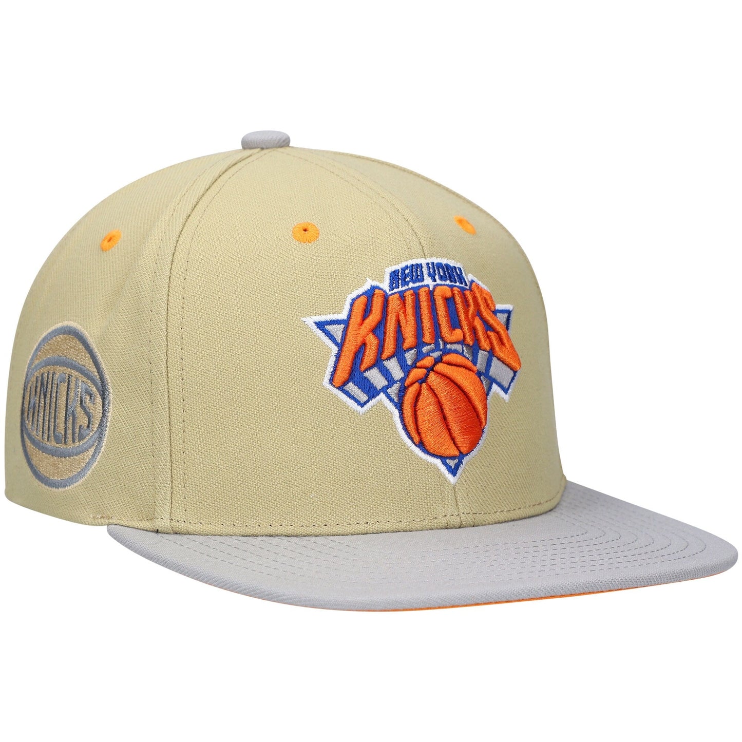 Men's Mitchell & Ness NBA Classic Canvas Snapback Knicks - Tan