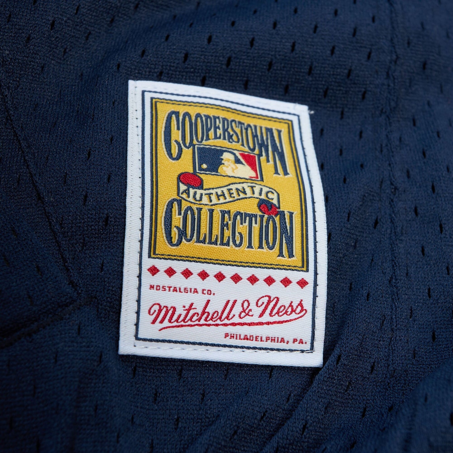 Men's Mitchell & Ness MLB Authentic Bp Jersey - 1/4 Zip Braves 1991