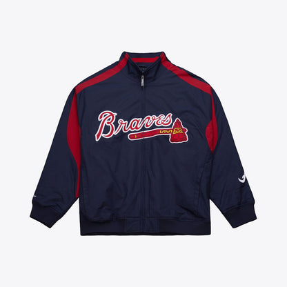 Mitchell & Ness Men's MLB Navy Jacket Braves 2005 Jackets