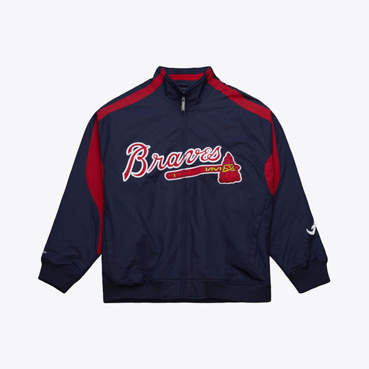 Mitchell & Ness Men's MLB Navy Jacket Braves 2005 Jackets