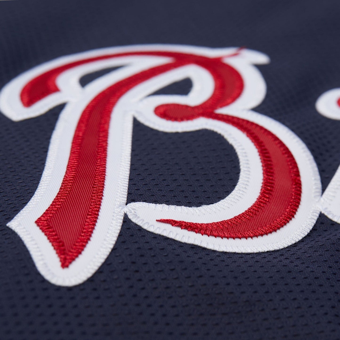 Men's Mitchell & Ness MLB Navy Jacket Braves 2005