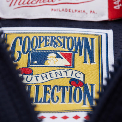 Mitchell & Ness Men's MLB Navy Jacket Braves 2005 Jackets