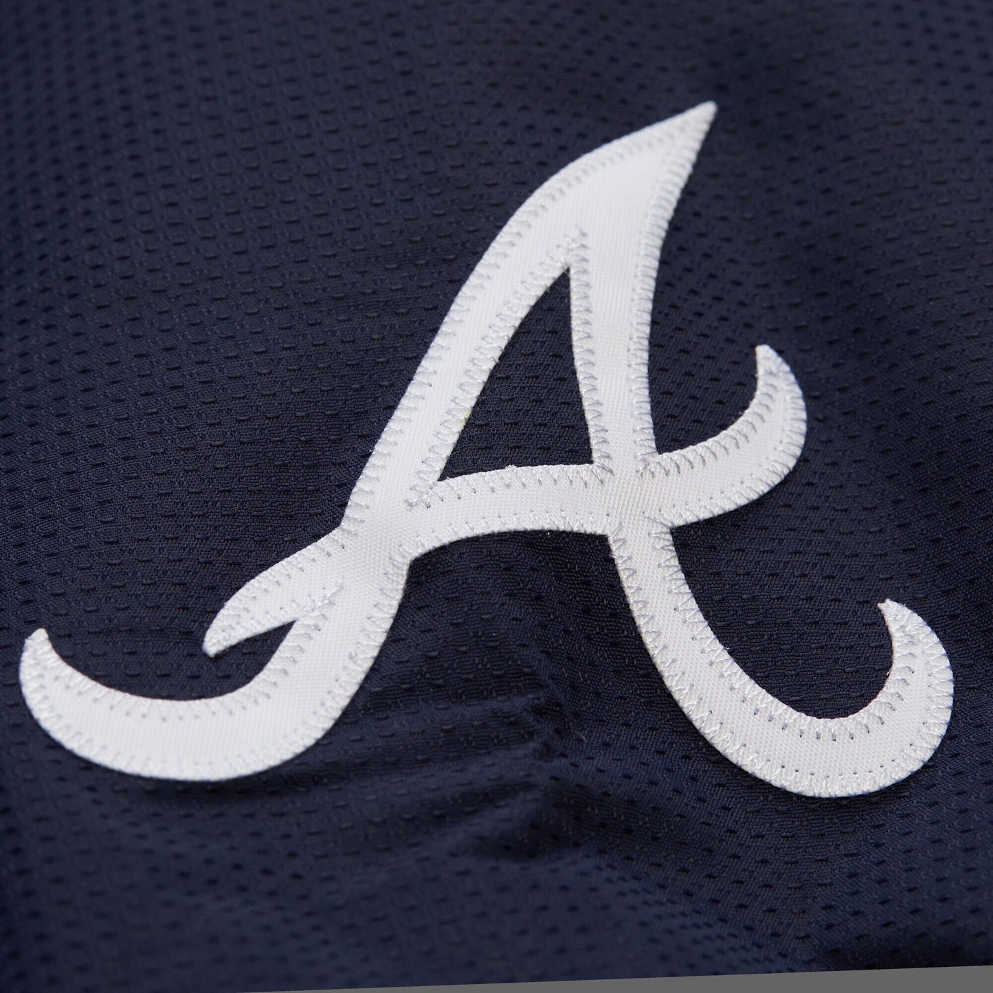 Men's Mitchell & Ness MLB Navy Jacket Braves 2005