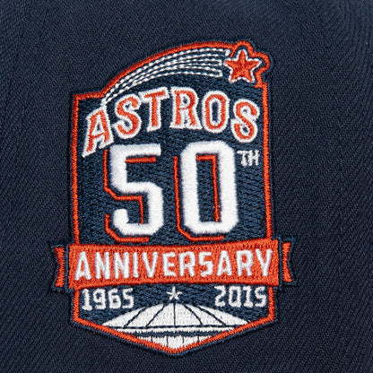 Mitchell & Ness Men's MLB Bases Loaded Fitted Coop Astros Fitted Caps