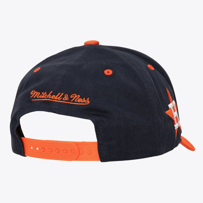 Mitchell & Ness Men's MLB Block Sweep Pro Snapback Coop Astros Snapback Caps