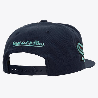Mitchell & Ness Men's NHL Retro Sport Snapback Kraken Snapback Caps