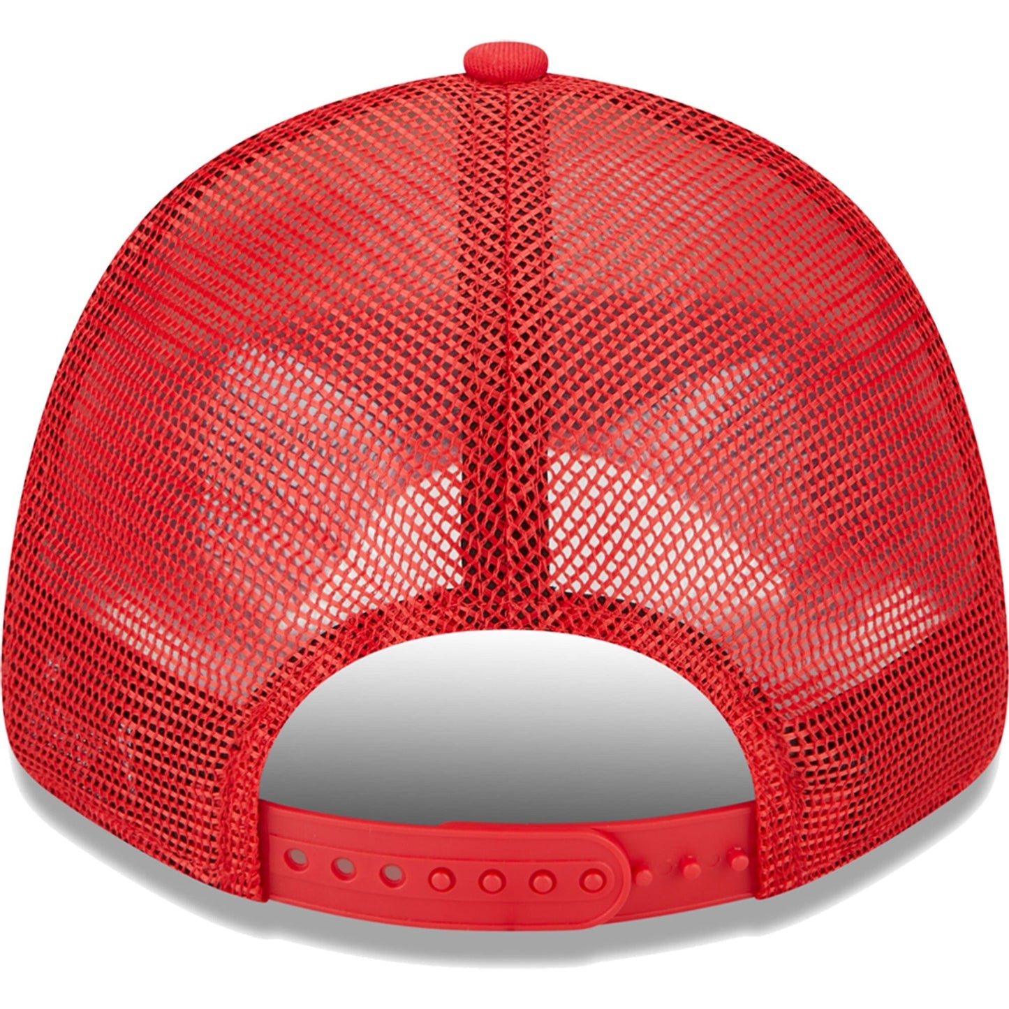 New Era Men's NBA 940 Red Stripes Trucker Snapback Hats