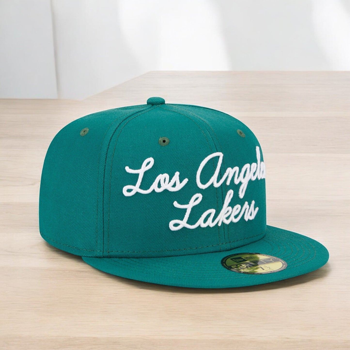 New Era Men's NBA La Lakers 5950 Script Fitted
