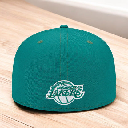 New Era Men's NBA La Lakers 5950 Script Fitted