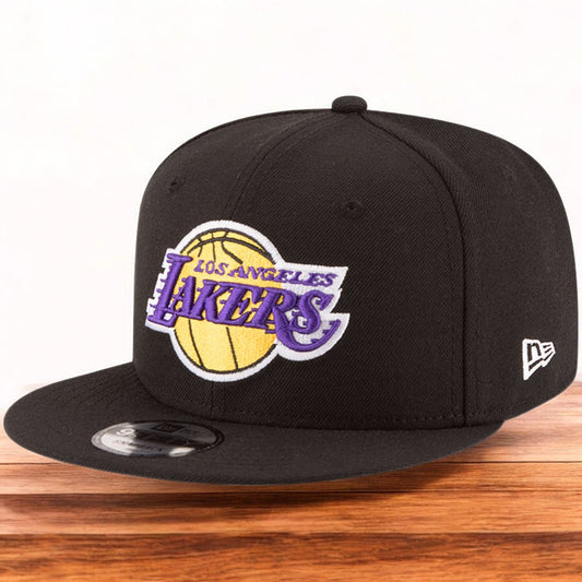 New Era Men's NBA Los Angeles Lakers 950 Snapback 'On The Court'-Black Hats