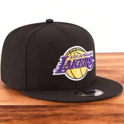 New Era Men's NBA Los Angeles Lakers 950 Snapback 'On The Court'-Black Hats