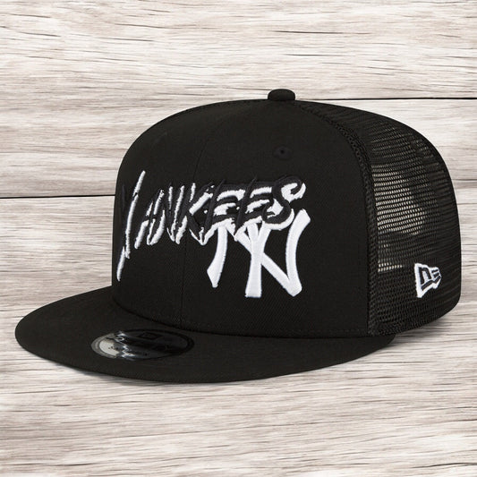Men's New Era MLB Ny Yankees 950 Truck Snapback - Black