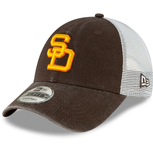 Men's New Era MLB 940 Cooperstown 1980 Trucker Snapback - Sd Padres