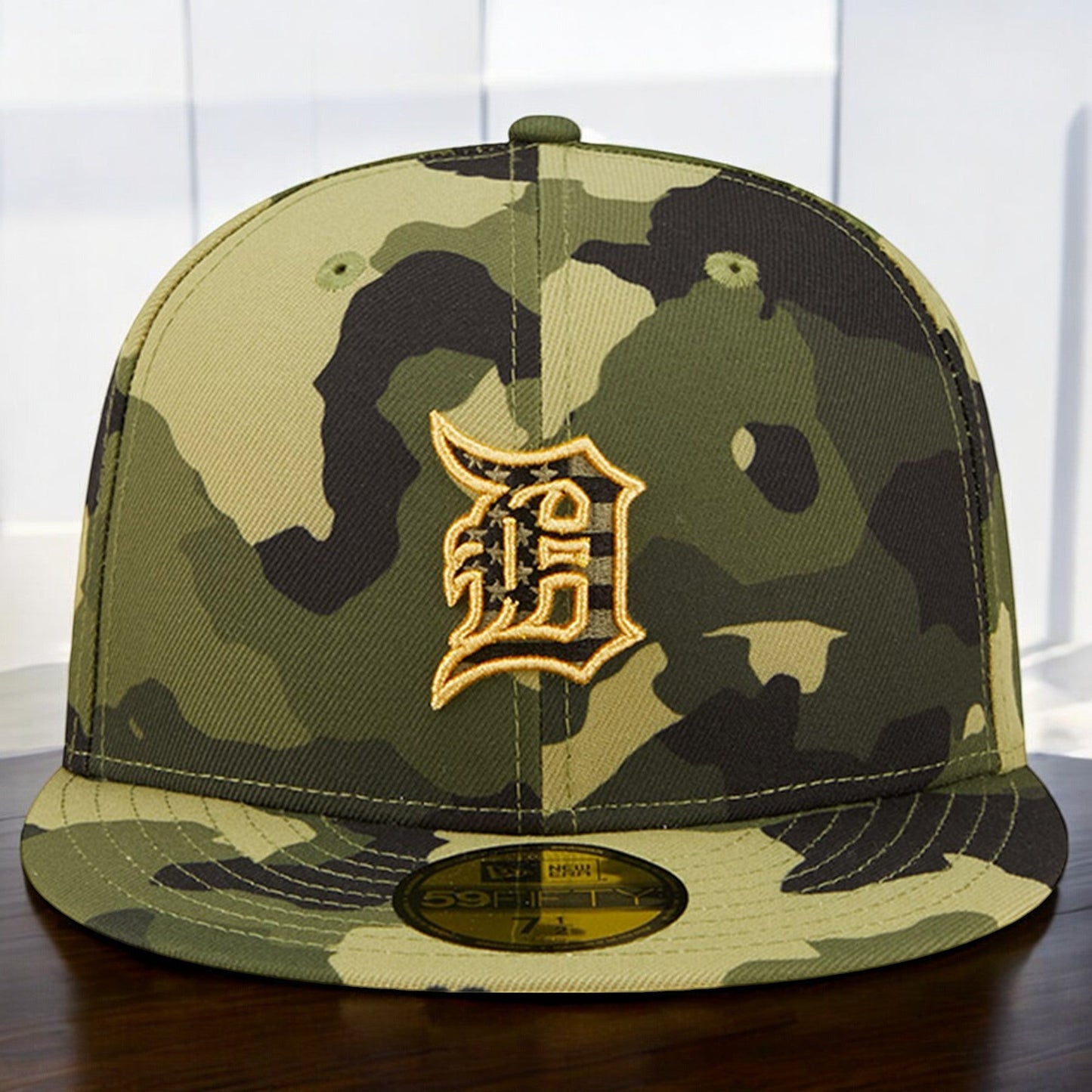 Men's New Era MLB 2022 Detroit Tigers Armed Forces Date 5950