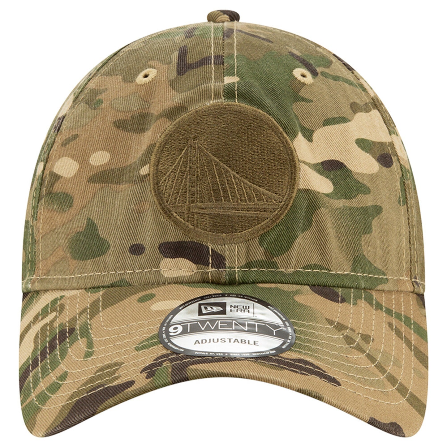 Women's New Era NBA Gs Warriors 920 Crew Class Camo Strapback - Camo