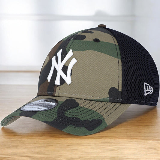 New Era Men's MLB Ny Yankees 3930 Stretch Fit 'Camo' Hats