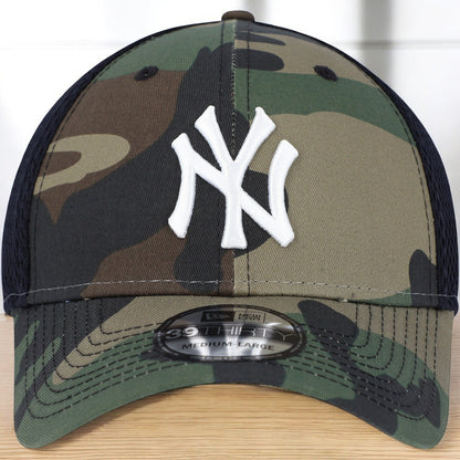 New Era Men's MLB Ny Yankees 3930 Stretch Fit 'Camo' Hats