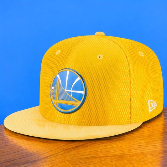 Men's New Era NBA Golden State Warriors On-Court 950 Snapback - Yellow