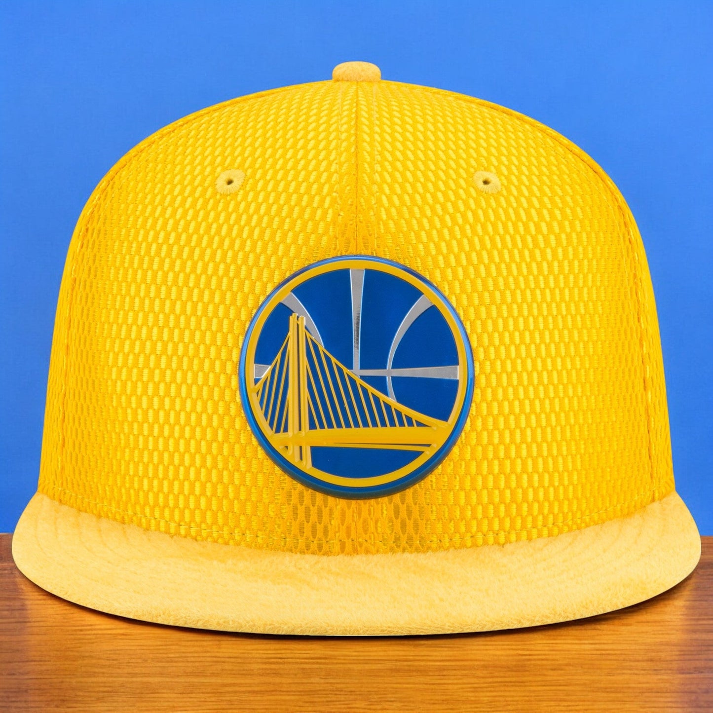 Men's New Era NBA Golden State Warriors On-Court 950 Snapback - Yellow