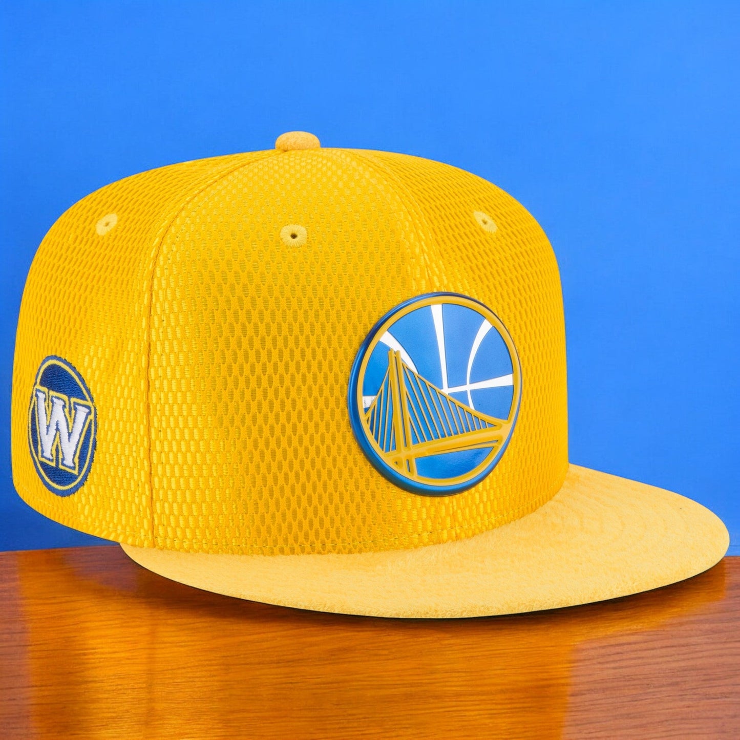 Men's New Era NBA Golden State Warriors On-Court 950 Snapback - Yellow