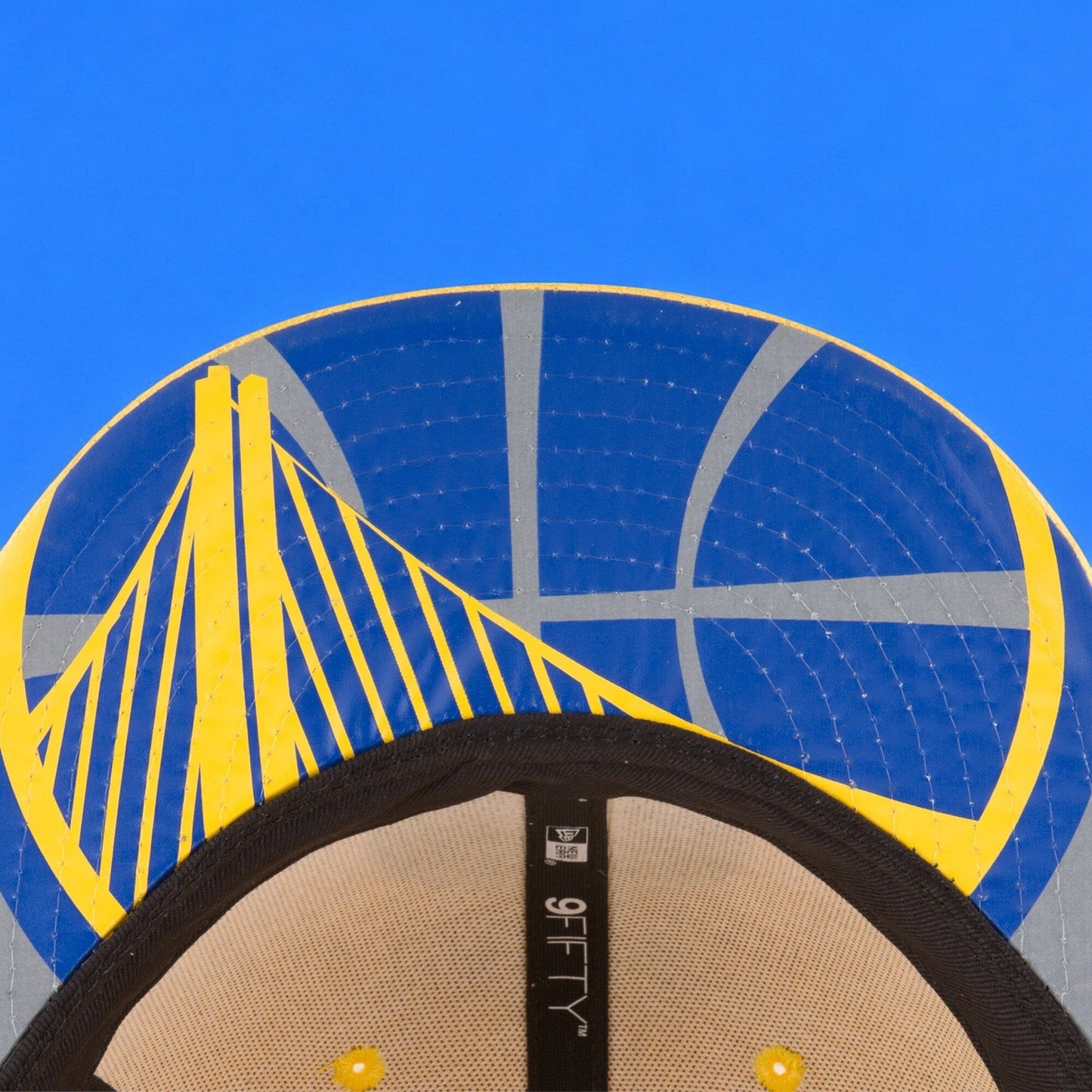 Men's New Era NBA Golden State Warriors On-Court 950 Snapback - Yellow