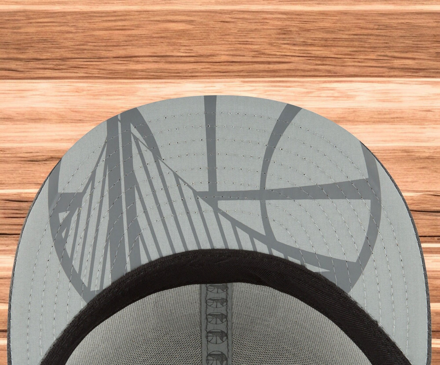 New Era Men's NBA Gs Warriors On The Court 950 Snapback Gray
