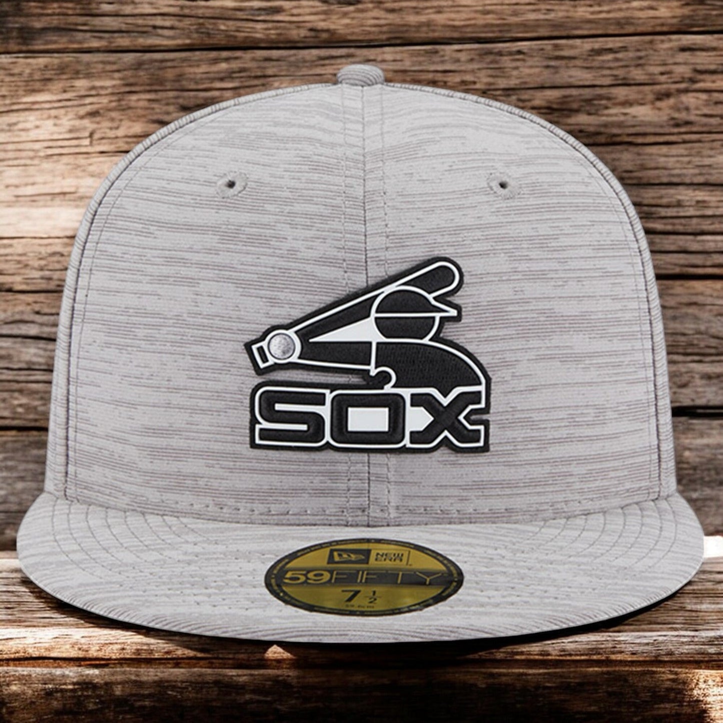 New Era Men's MLB Chicago White Sox 5950 Clubhouse 2023 Fitted Gray