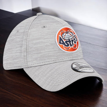 New Era Men's MLB Houston Astros 3930 Clubhouse 2023 Flex Gray