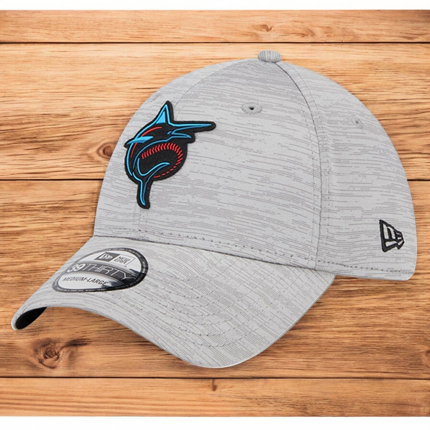 New Era Men's MLB 3930 Clubhouse Flex Fit Marlins