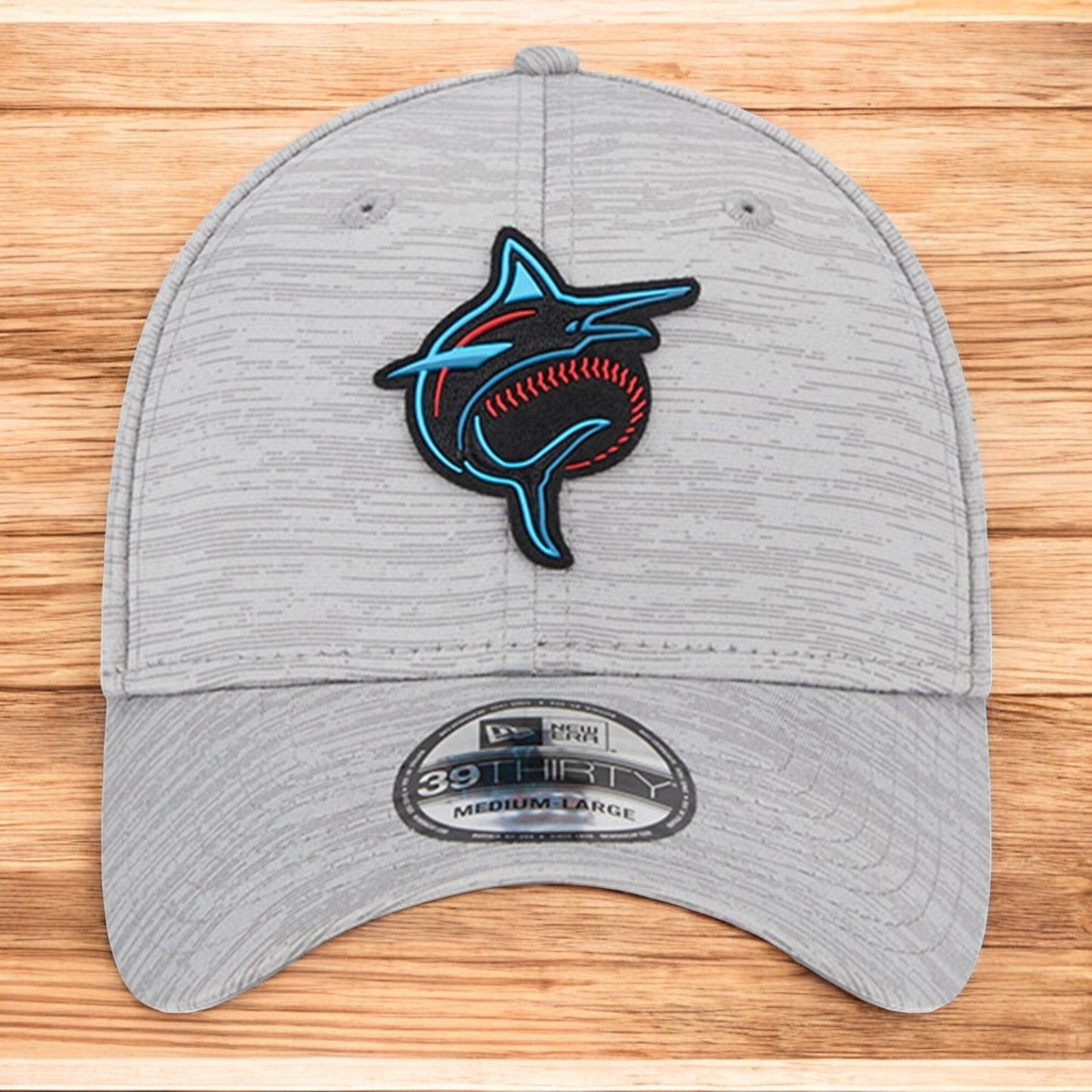 New Era Men's MLB 3930 Clubhouse Flex Fit Marlins