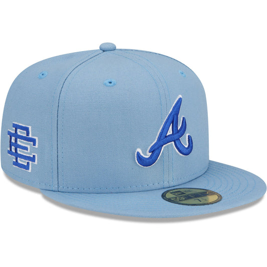 New Era Men's X Eric Emanuel MLB Ee 59Fifty Atlanta Braves Fitted