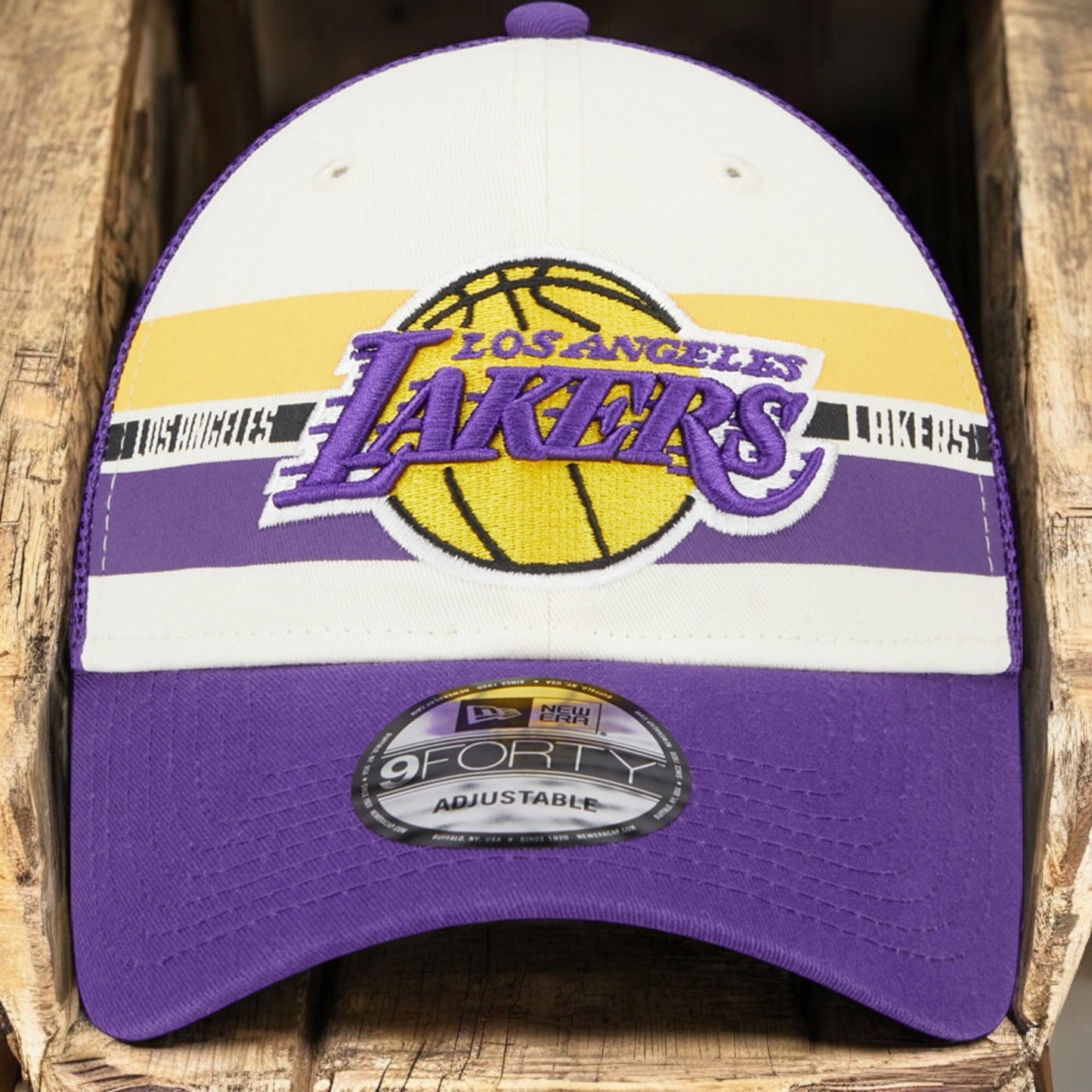 New Era Men's NBA 940 Stripes E1 Trucker Snapback Hats
