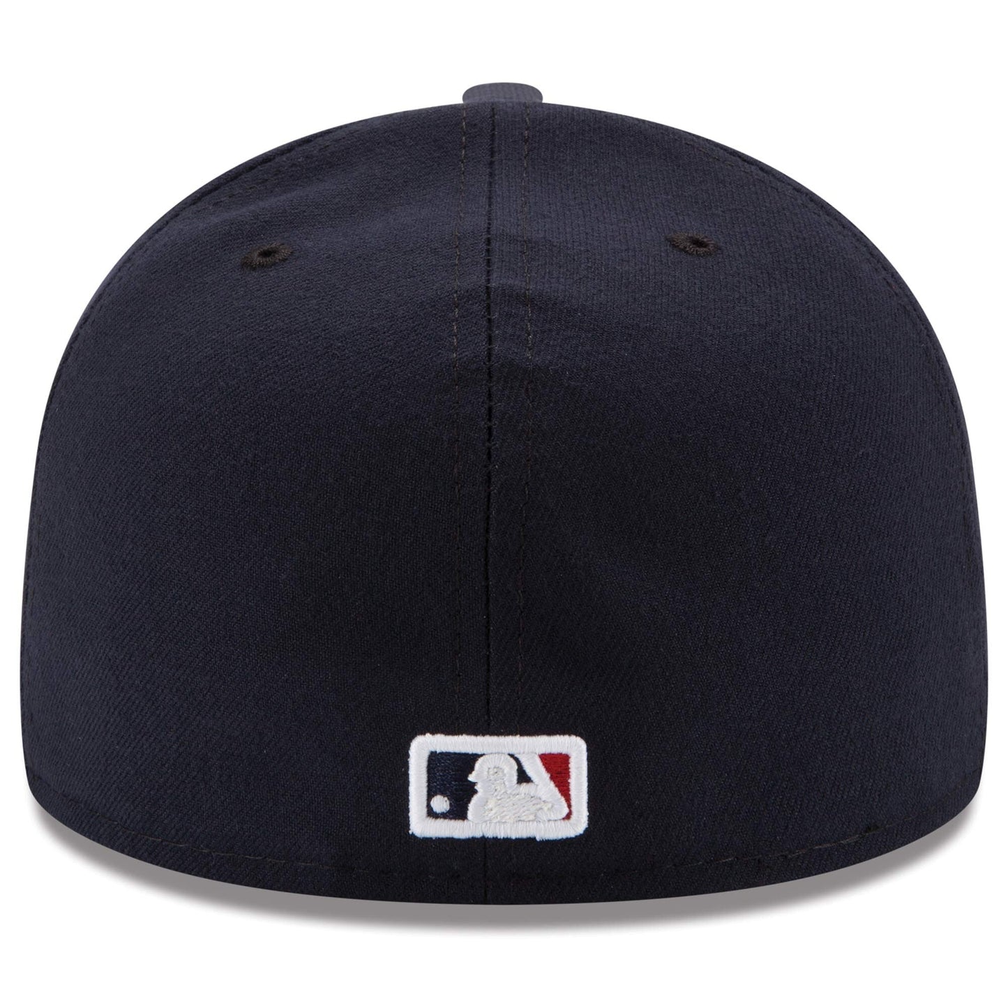 Men's New Era MLB Cleveland Indians 5950 Ac Perf Fitted - Navy/Red