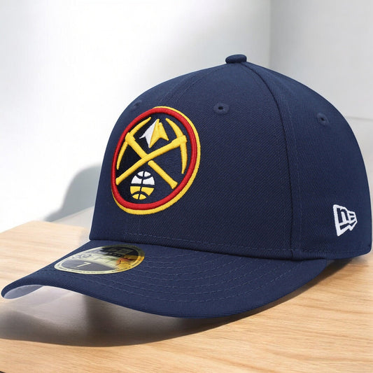 New Era Men's NBA 5950 Team Color Fitted Nuggets