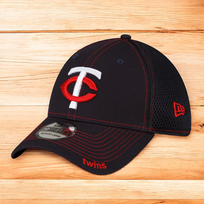 New Era Men's MLB Minnesota Twins 3930 Classic Neo Team Flex Navy