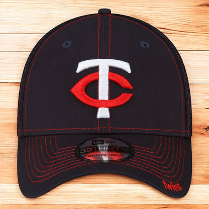 New Era Men's MLB Minnesota Twins 3930 Classic Neo Team Flex Navy
