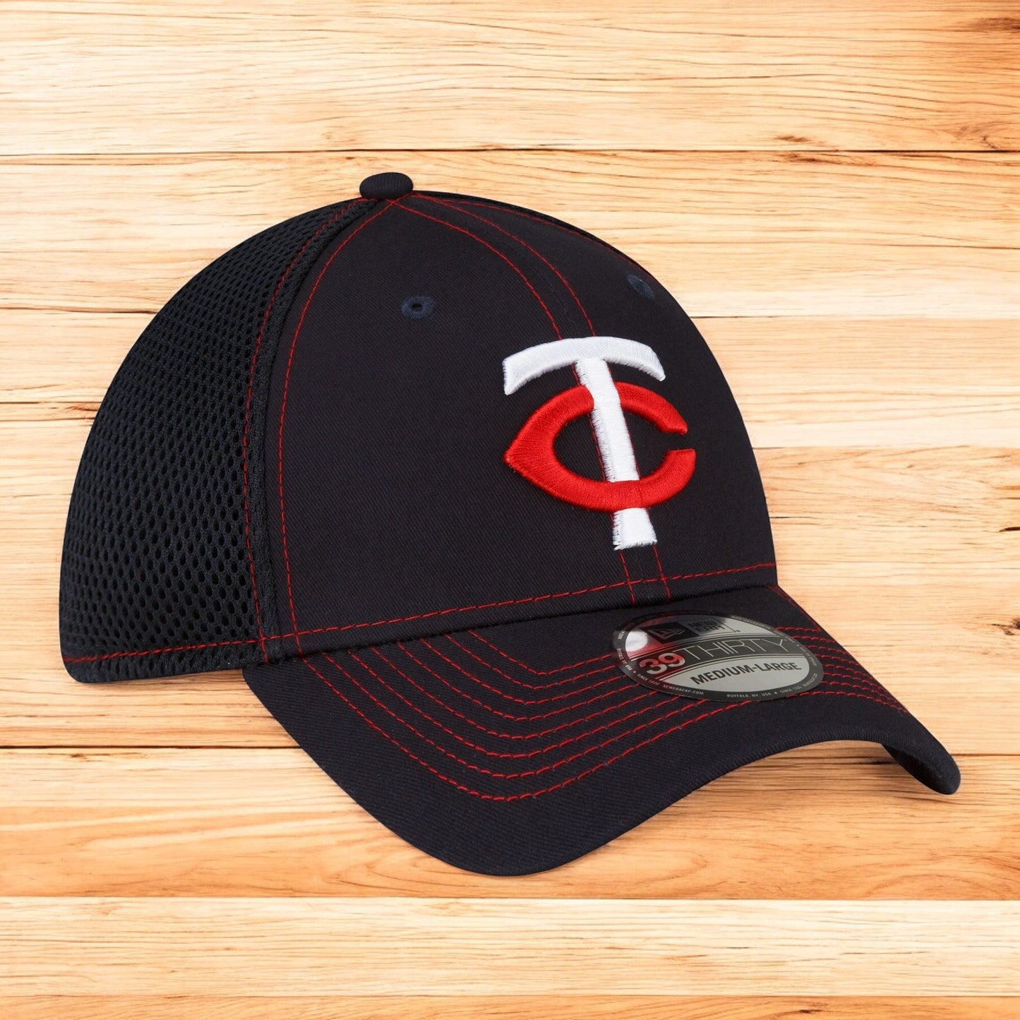 New Era Men's MLB Minnesota Twins 3930 Classic Neo Team Flex Navy